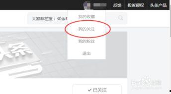 头条上的关注如何取掉,一键操作指南